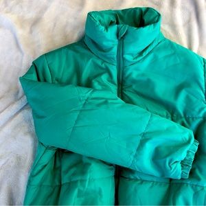 Women’s Wild Fable Green Puff Jacket. Size Small
